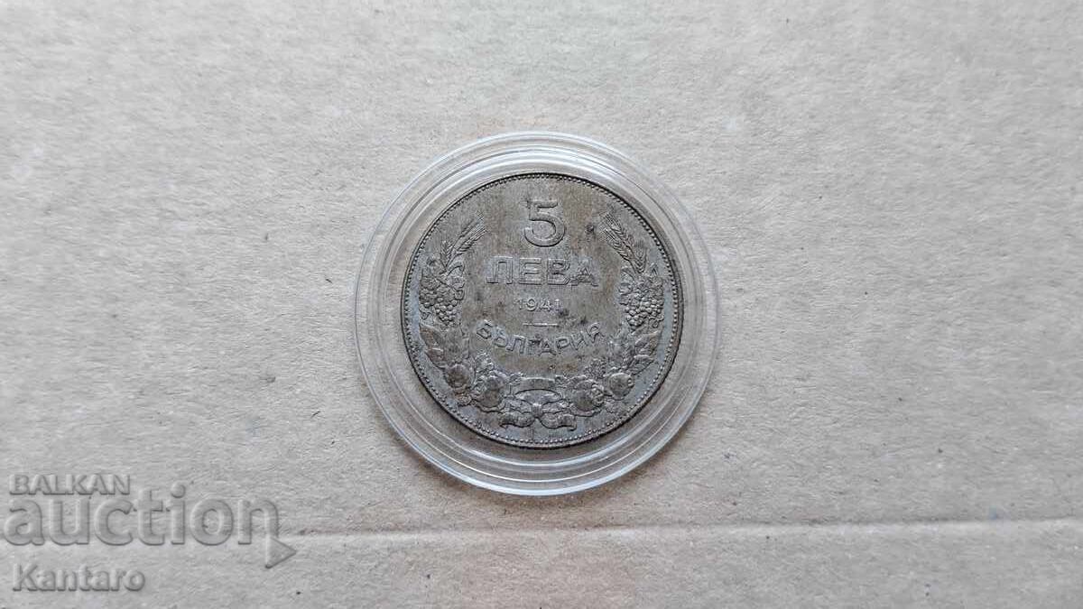 Coin - BULGARIA - 5 Leva 1941 Coin - BULGARIA - 5 Leva 1941