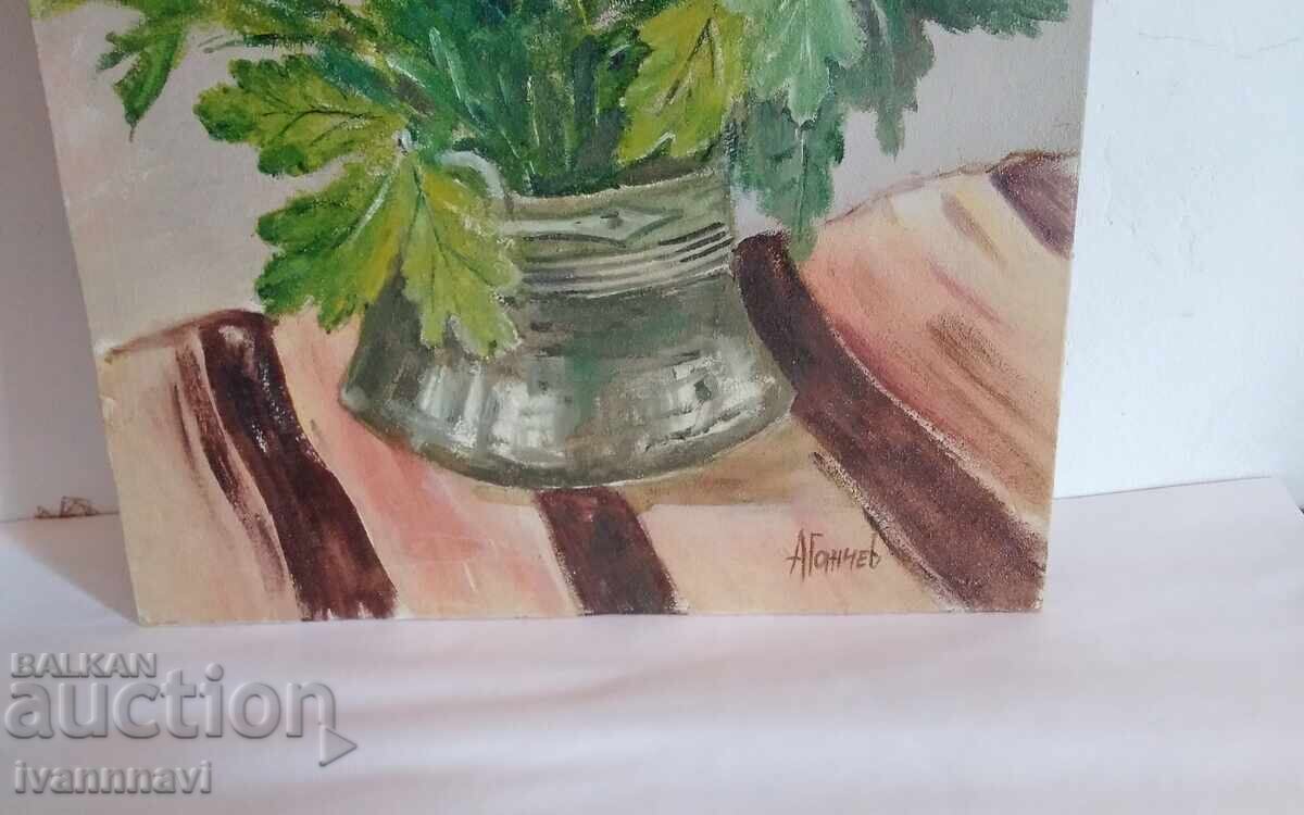 Παλιός πίνακας λάδι Αθανάσιος Γκαντσέφ με τιμή 200.00 BGN | € 102.26