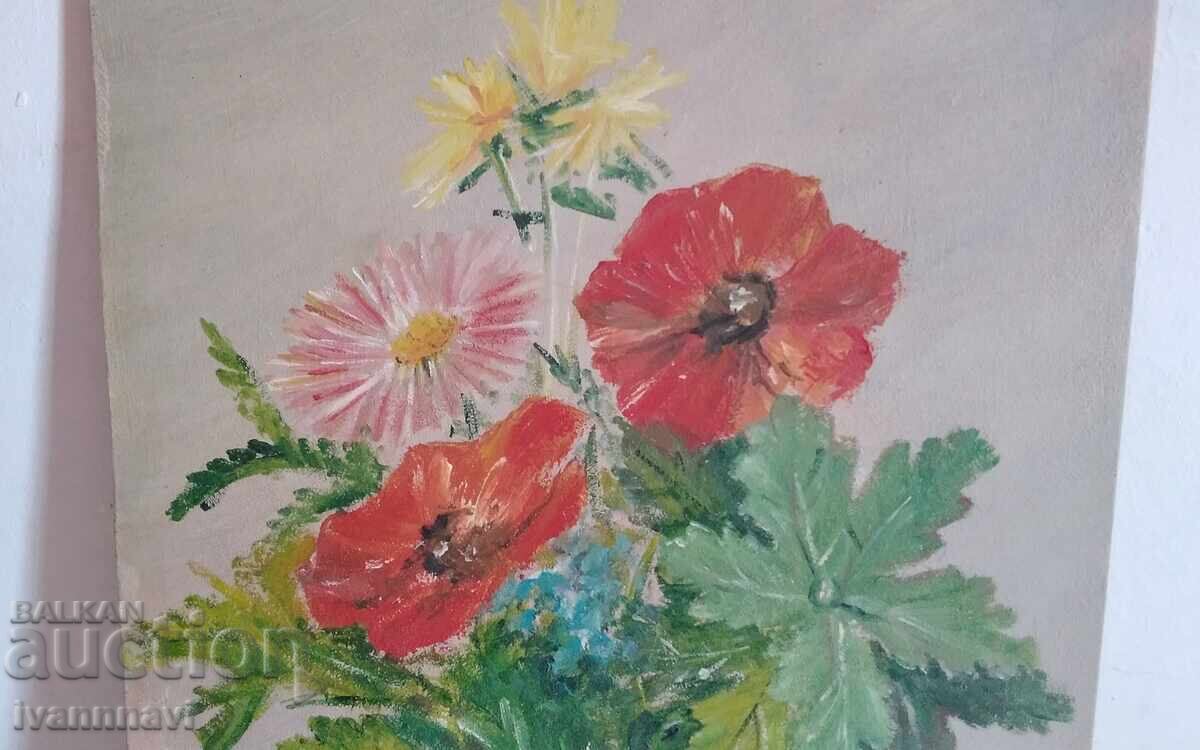 Παράδοση Παλιός πίνακας λάδι Αθανάσιος Γκαντσέφ