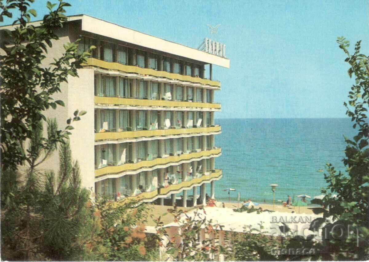 Carte poștală veche - Nisipurile de Aur, hotelul "Glarus"