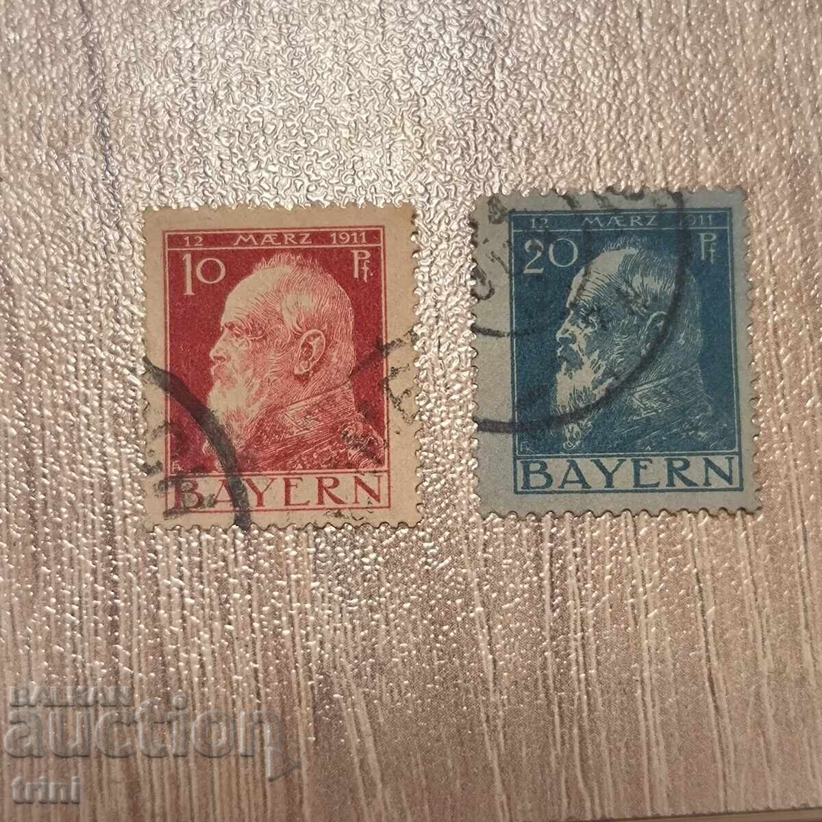 Bavaria 1911 90 ani Prințul - Regent Luitpold