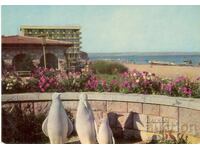 Стара картичка - Златни пясъци, хотел "Гларус"