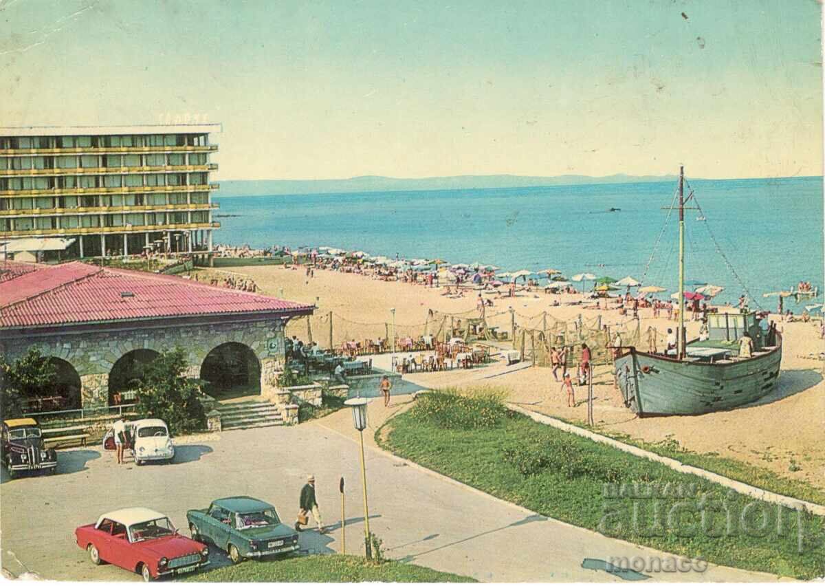 Carte poștală veche - Nisipurile de Aur, hotelul "Glarus"