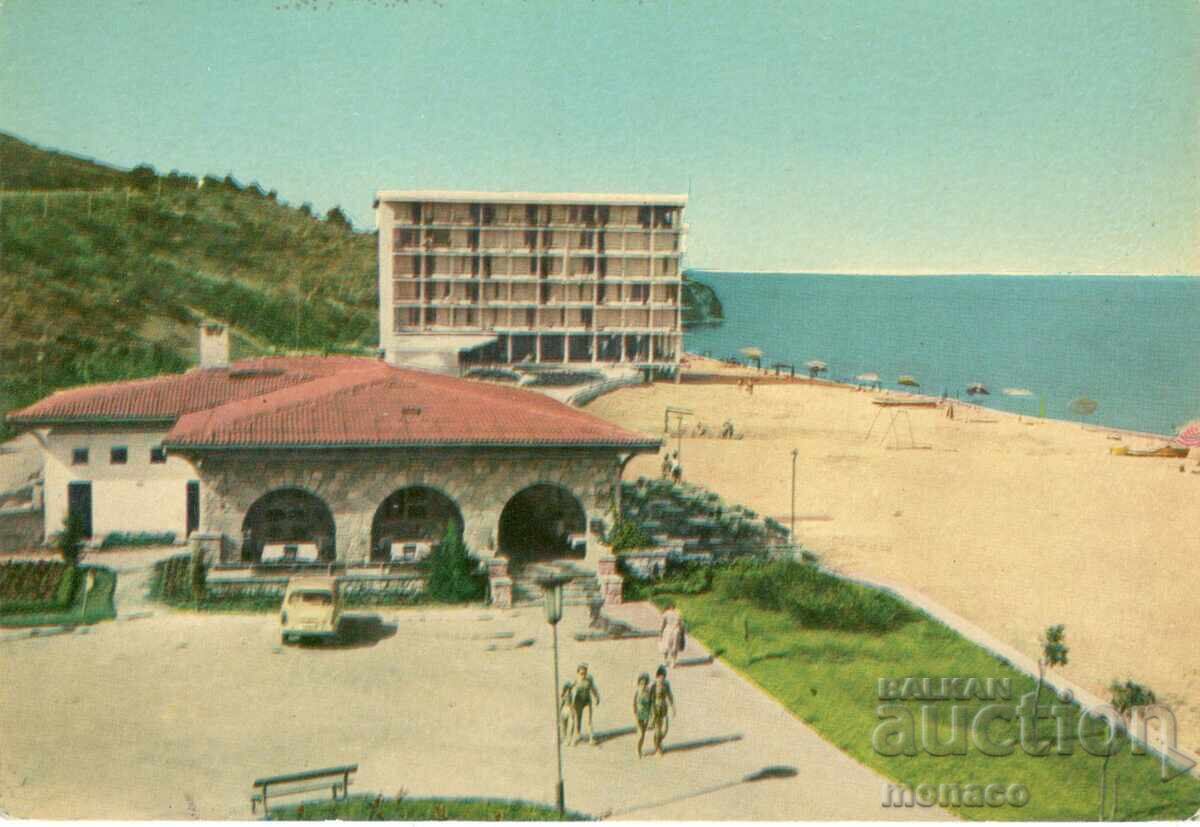 Carte poștală veche - Nisipurile de Aur, hotelul "Glarus" A-?