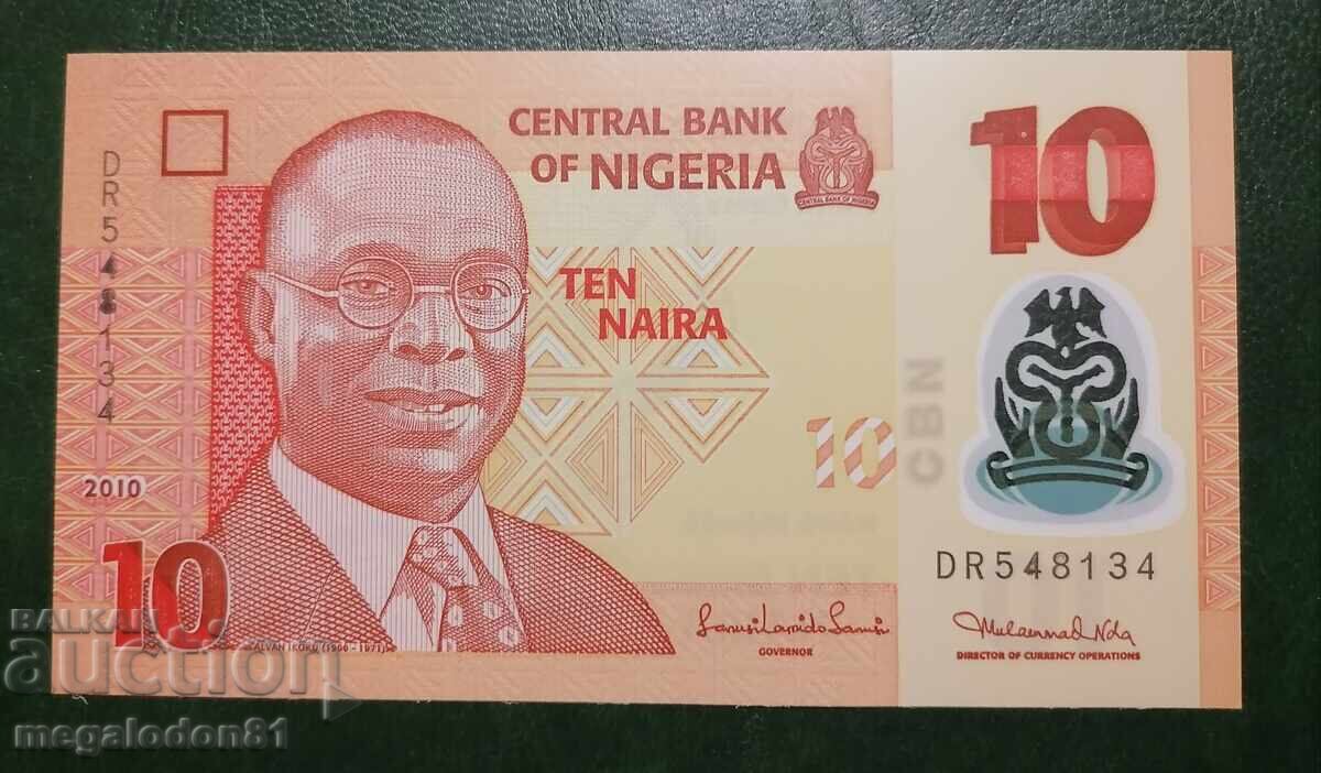 Νιγηρία - 10 Νάιρα, 2010 Νιγηρία - 10 Νάιρα, 2010
