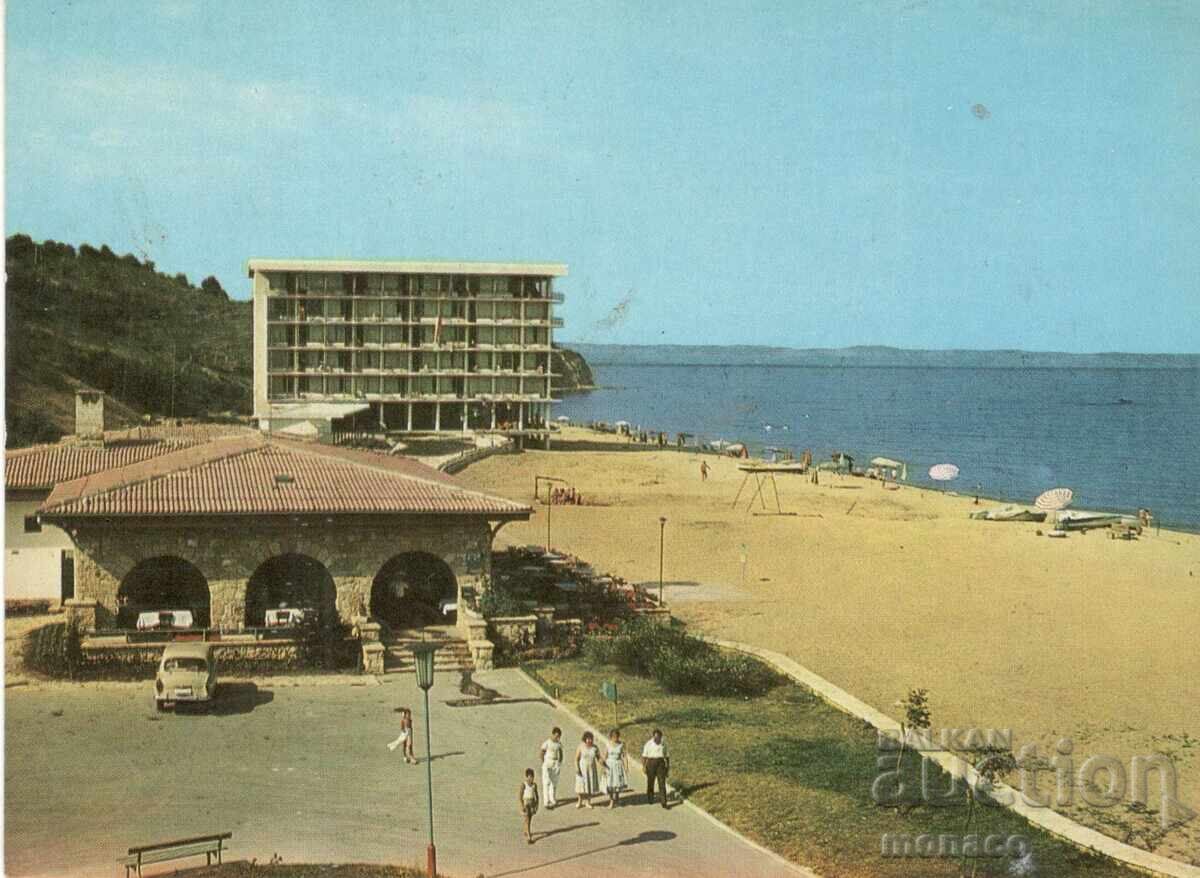 Carte poștală veche - Nisipurile de Aur, hotelul "Glarus" A-?