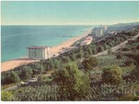 Стара картичка - Златни пясъци, хотел "Гларус"