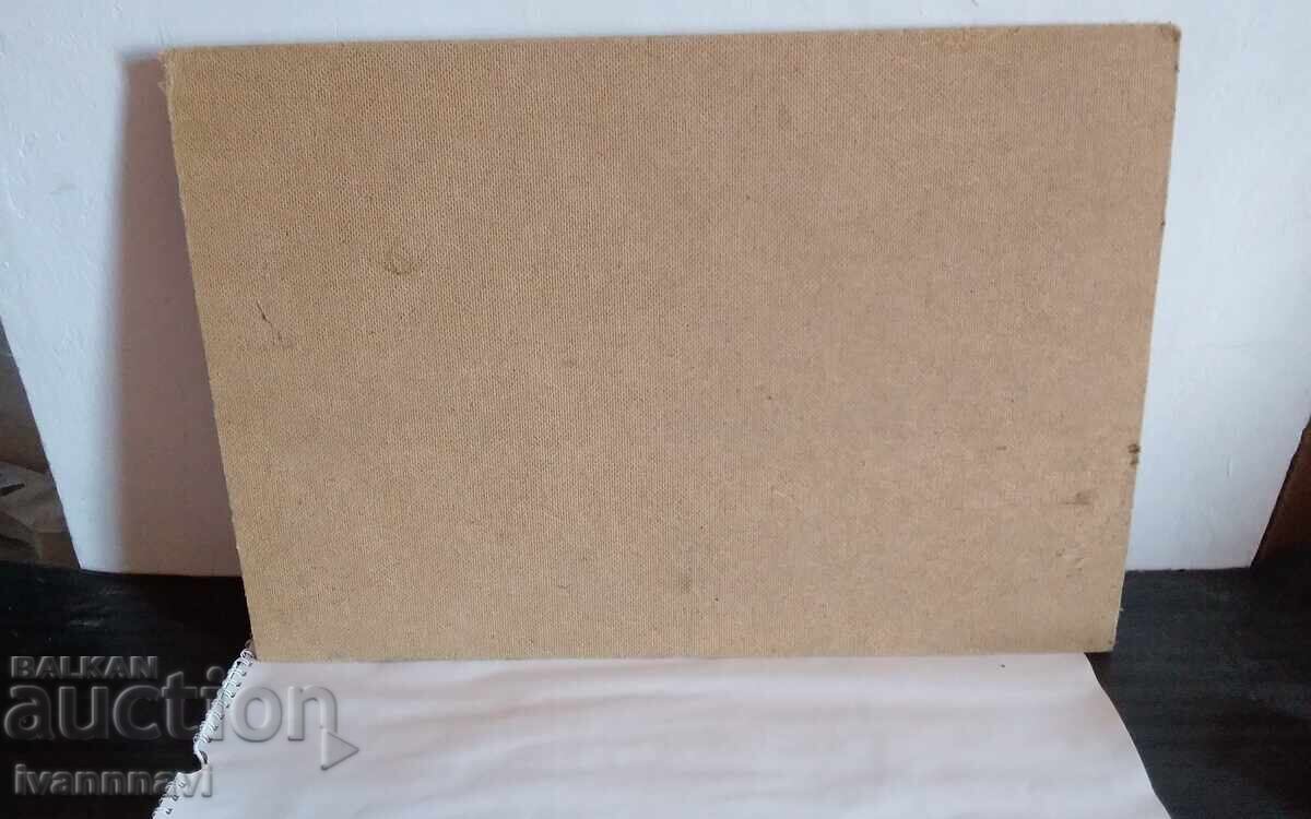 Стара картина масло върху фазер Атанас Ганчев - 7