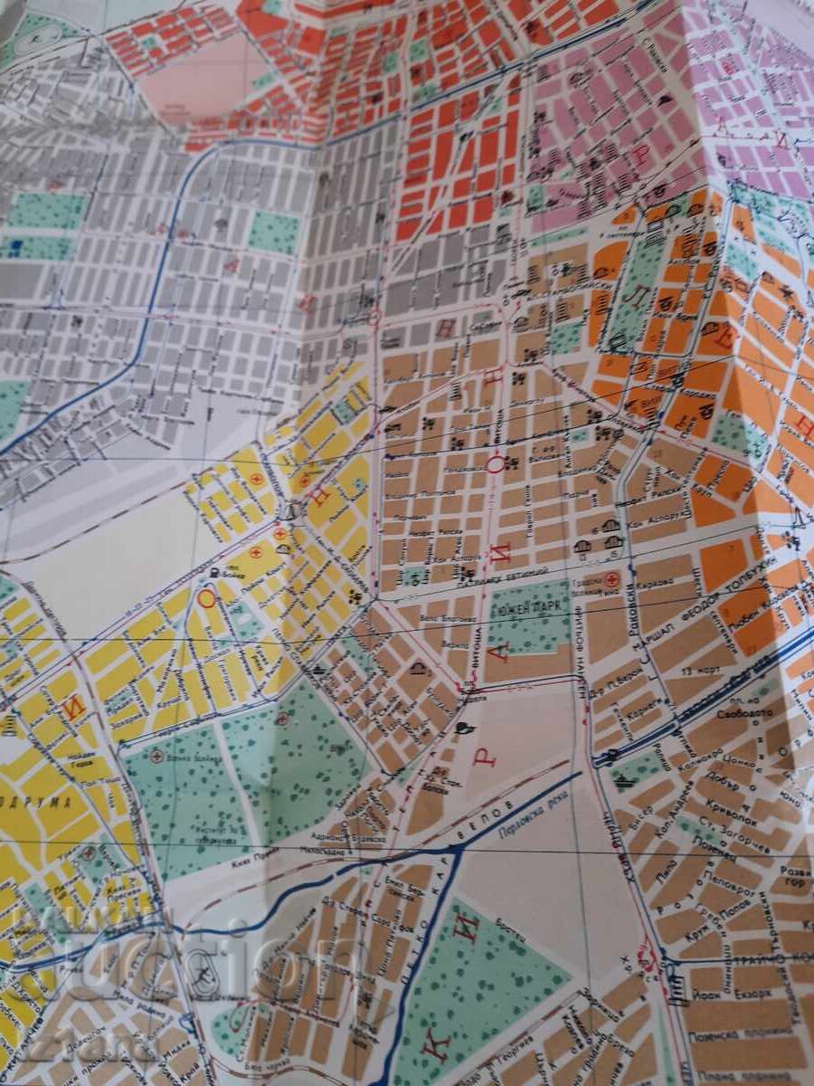 Παλιός χάρτης, ευρετήριο σχεδίου Σόφια - 5 Παλιός χάρτης, ευρετήριο σχεδίου Σόφια - 5