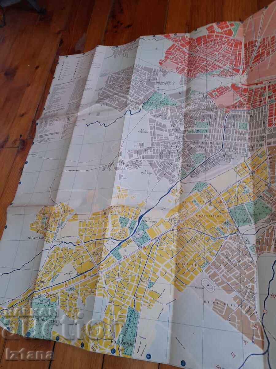 Παλιός χάρτης, ευρετήριο σχεδίου Σόφια - 6 Παλιός χάρτης, ευρετήριο σχεδίου Σόφια - 6