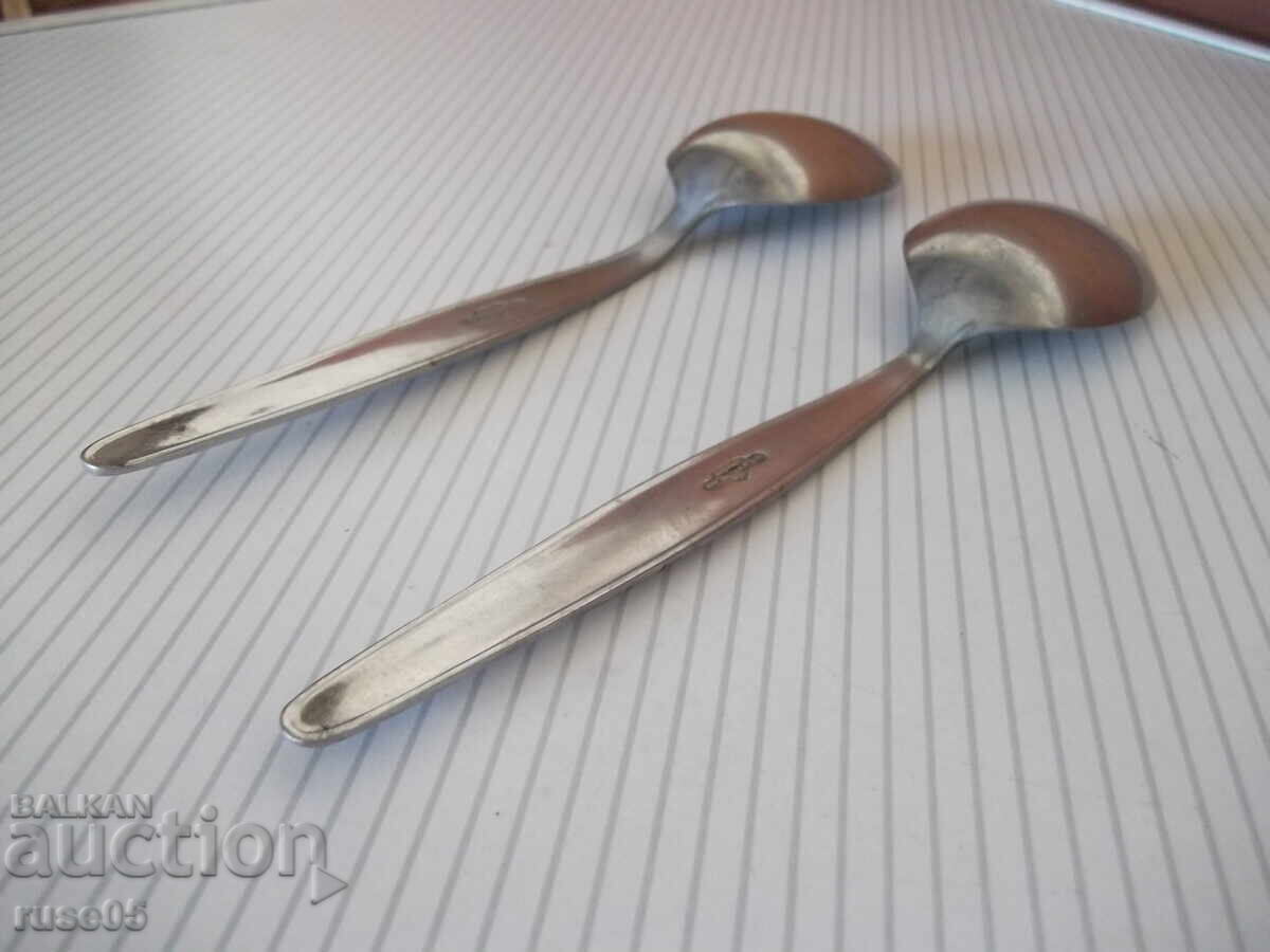 Lot of 2 Polish spoons - 7