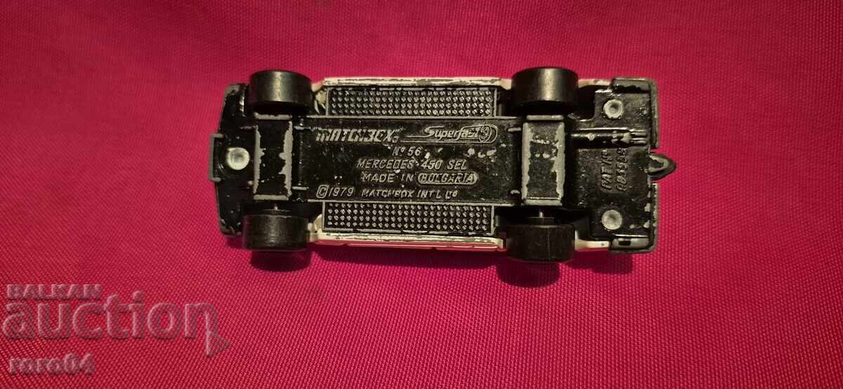 MATCHBOX - MERCEDES 450 SEL - FABRICAT ÎN BULGARIA - 7