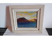 Тодор Станилов 1934-2008  стара картина масло подписана