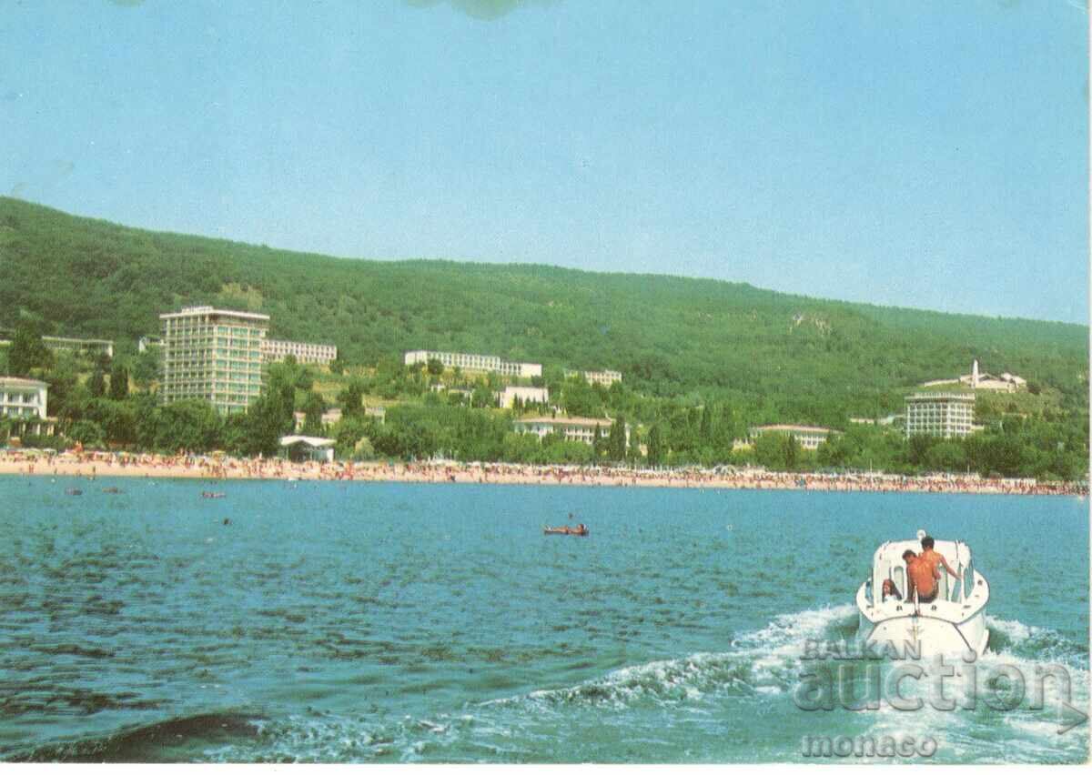 Carte poștală veche - Nisipurile de Aur, Vedere Carte poștală veche - Nisipurile de Aur, Vedere