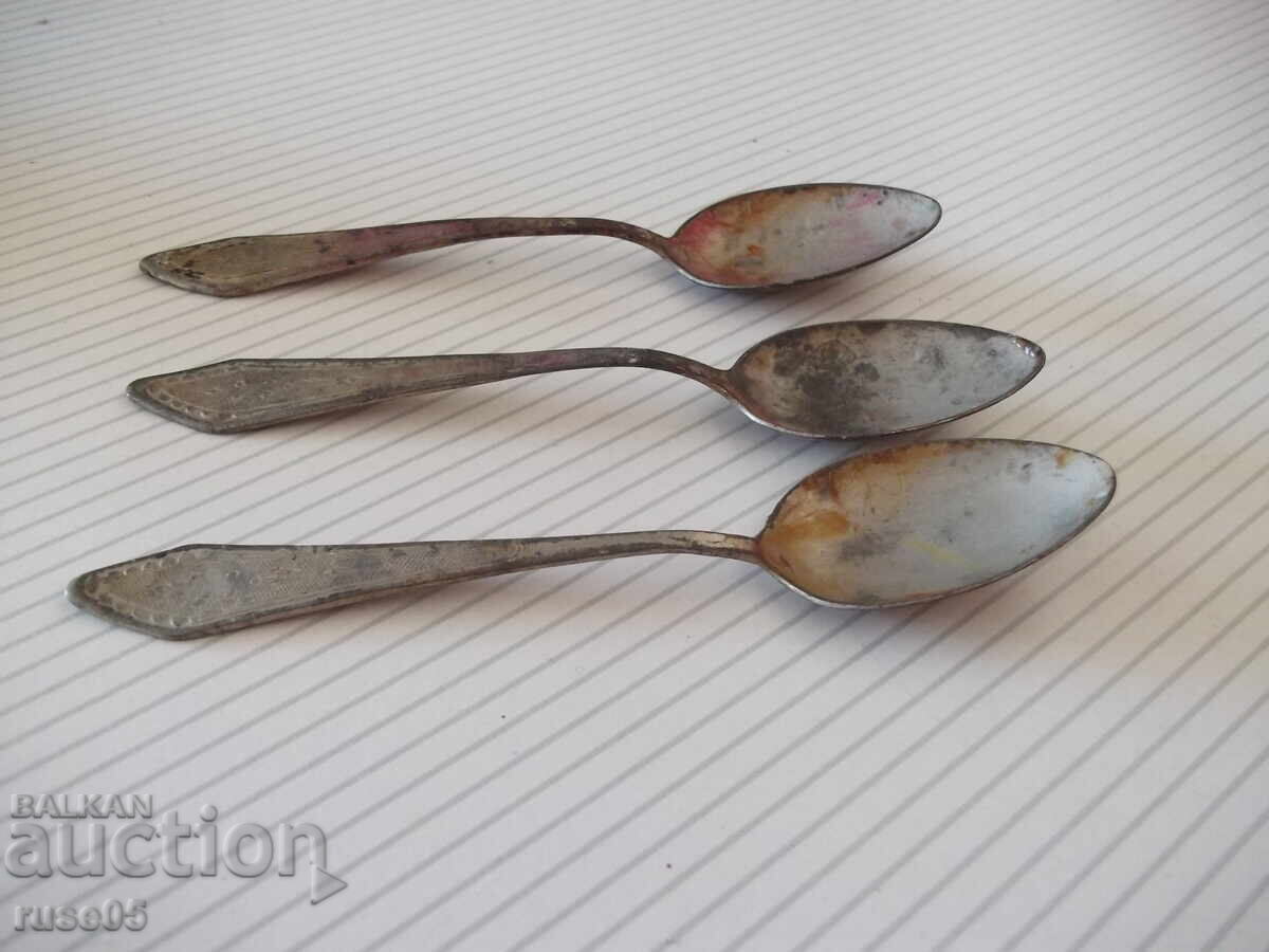 Лот от 3 бр. лъжици стари - 6