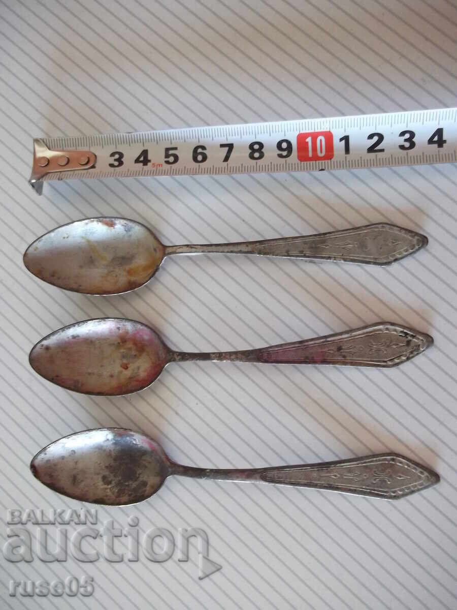 Лот от 3 бр. лъжици стари