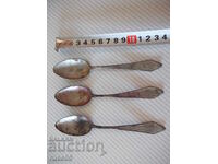 Лот от 3 бр. лъжици стари