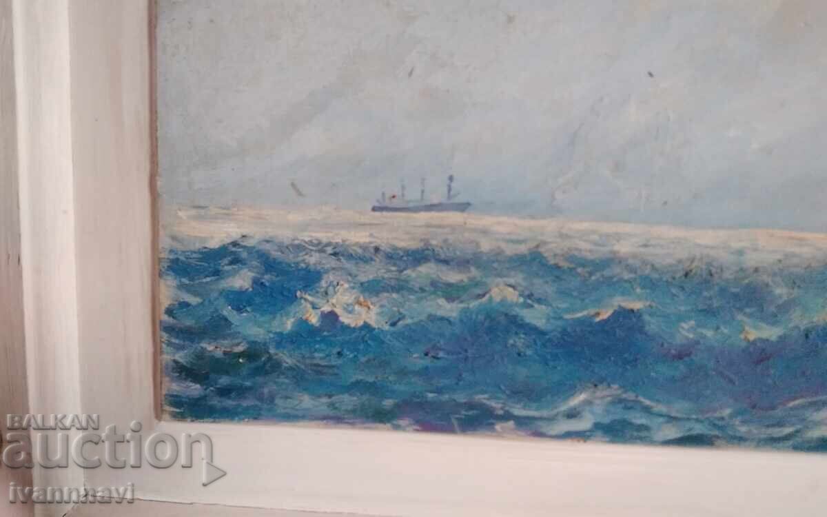 Τόdor Στανίλοβ 1934-2008 παλαιός πίνακας λάδι υπογεγραμμένος - 5