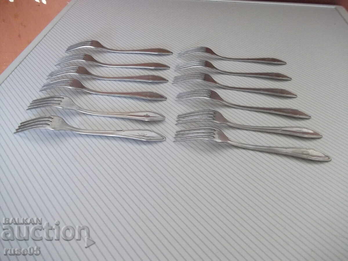 Лот от 12 бр. вилици "П. ДЕНЕВ" - 5