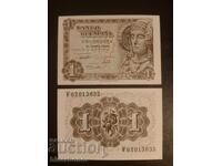 1 peseta Spania 1948, 1 peseta Spain 1948, UNC