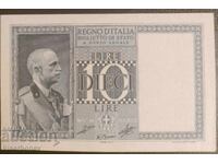10 lire Italia 1935, Italy 10 lire 1935 P25a, UNC