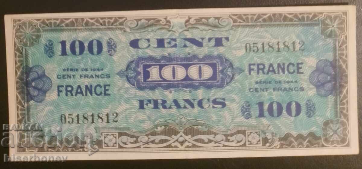 100 Francs France 1944 XF