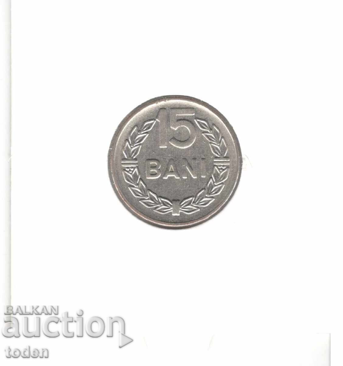 Auction  Romania - 15 Bani - 1966 - KM# 93