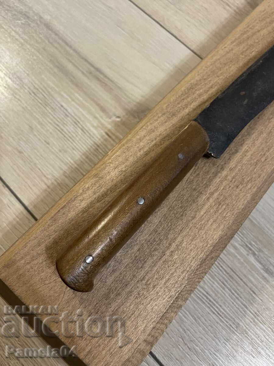 Shepherd's knife, Rupluk, Restored knife, Old knife, Wooden box - 5