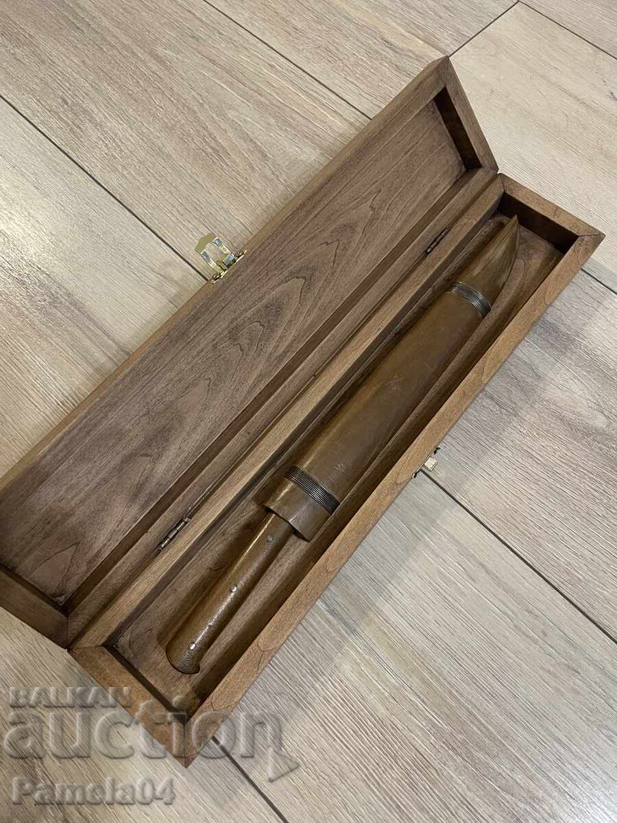 Shepherd's knife, Rupluk, Restored knife, Old knife, Wooden box