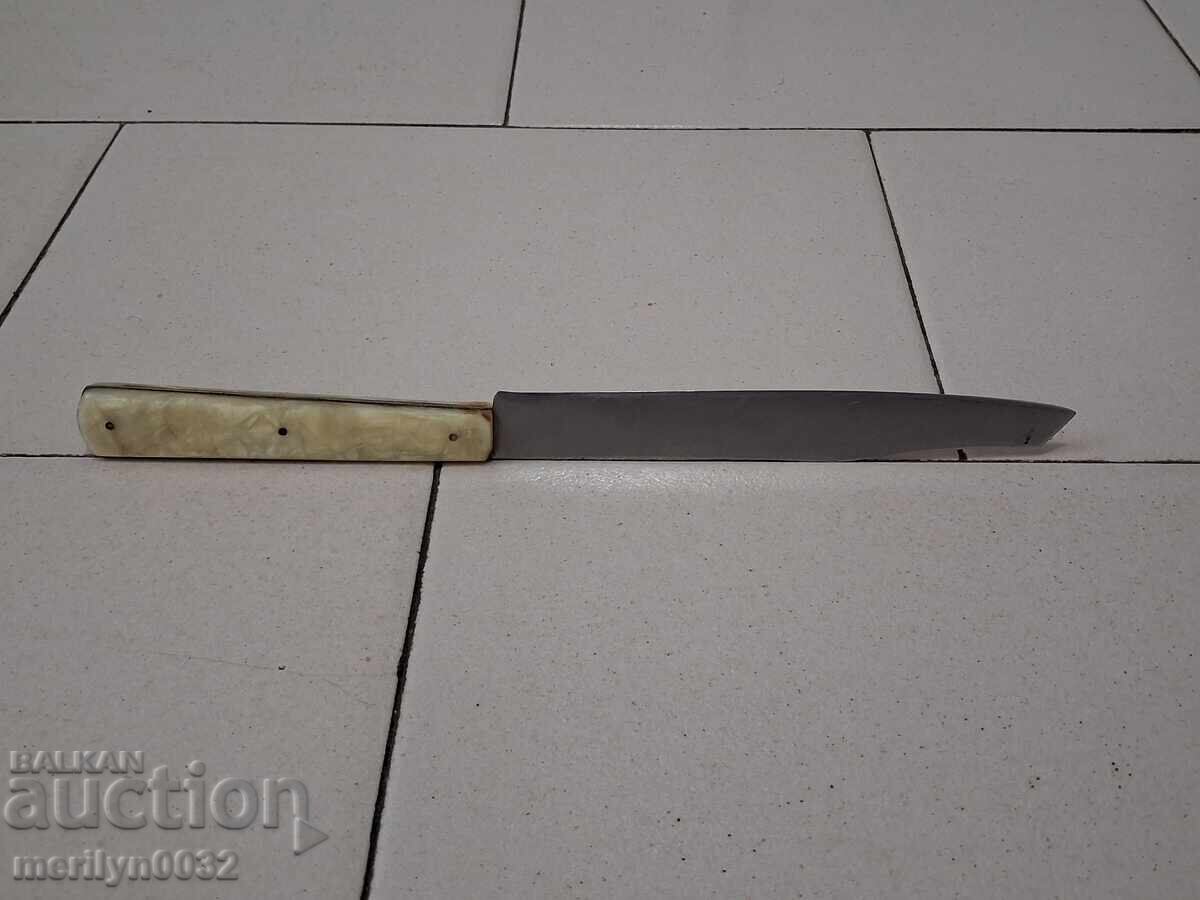 Old knife "Sickle and Hammer" Veliko Tarnovo blade - 5