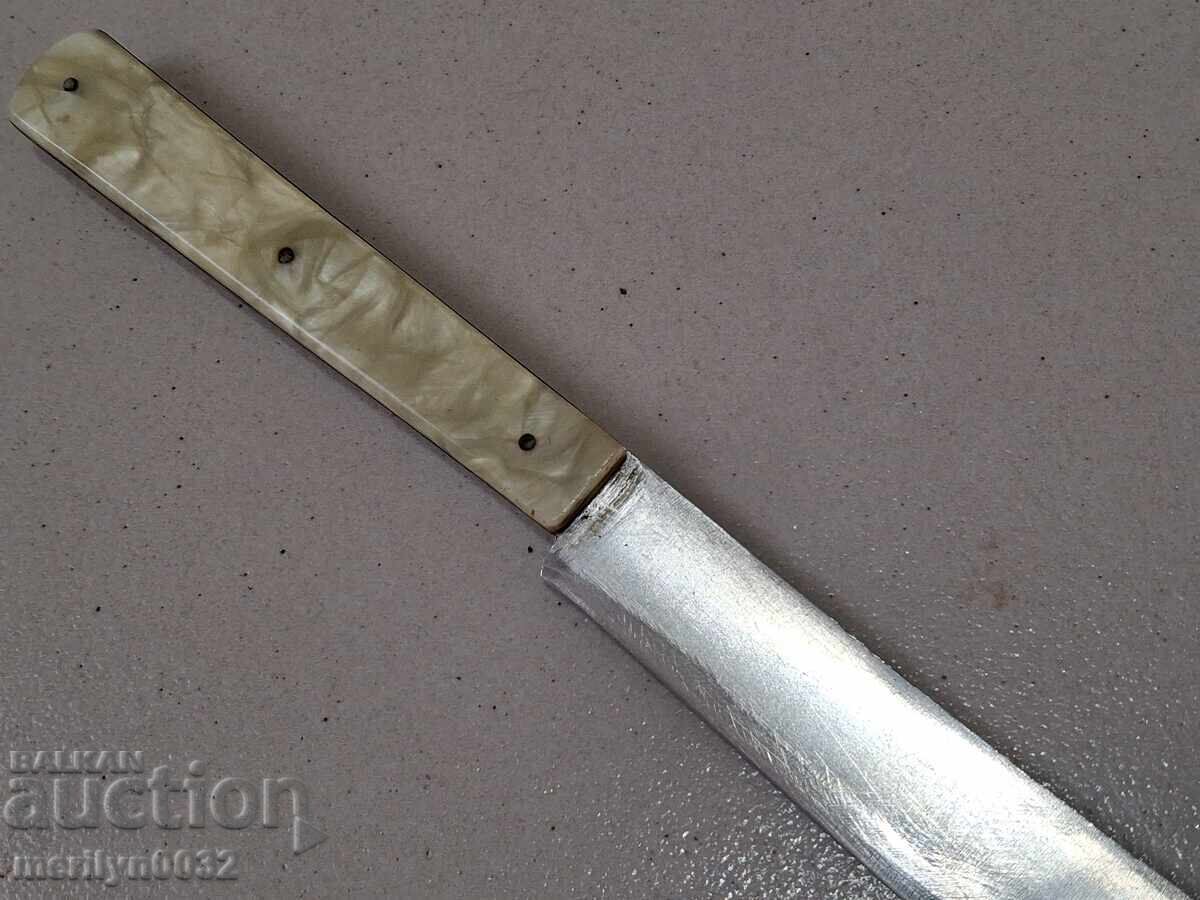 Old knife "Sickle and Hammer" Veliko Tarnovo blade - 6
