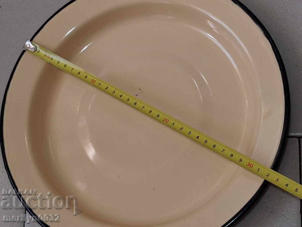 Εμαγιέ πιάτο, σκεύος με σμάλτο, μπολ, ΕΣΣΔ - 5