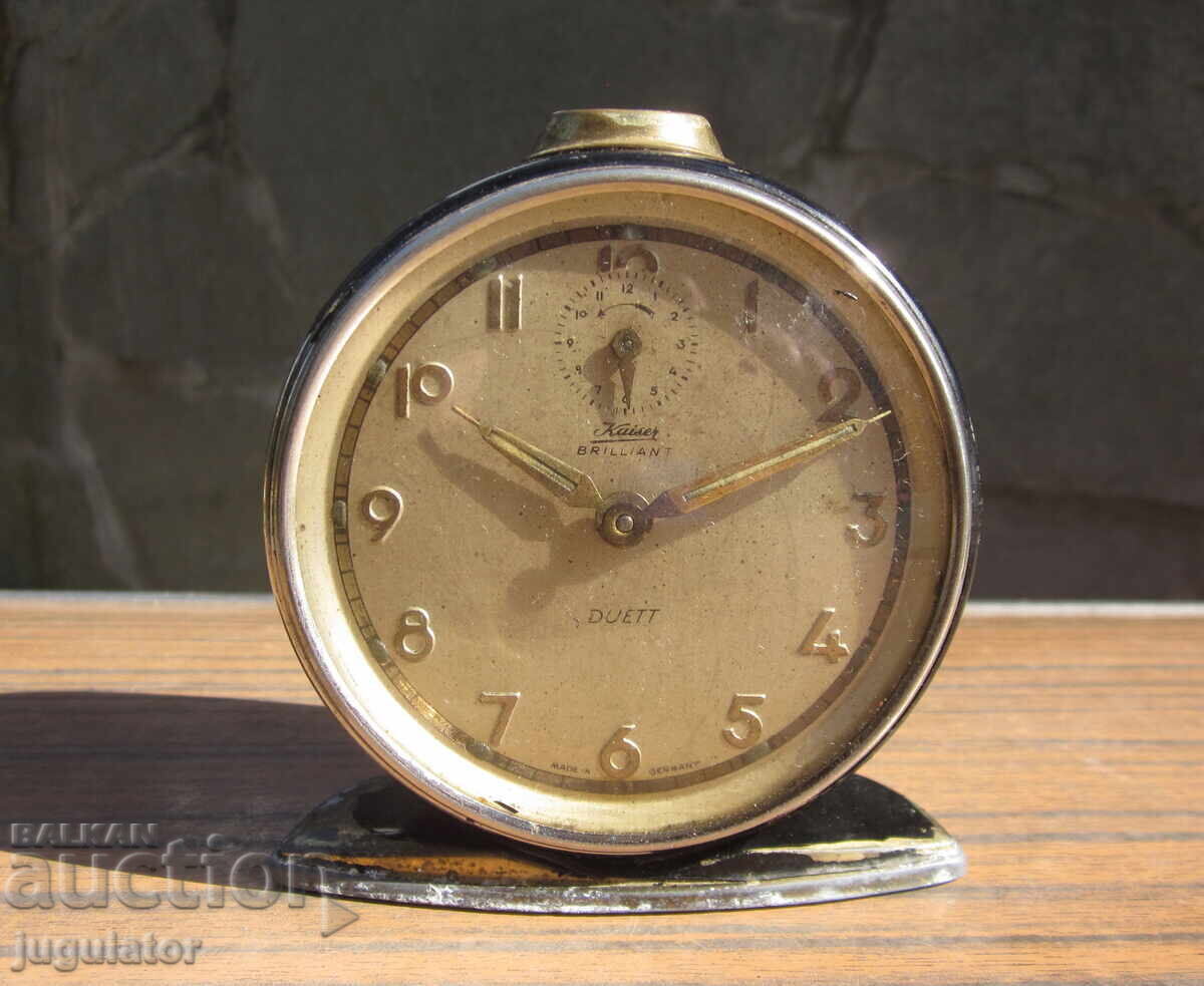Αρχαίο Γερμανικό ρολόι ξυπνητήρι kaiser brilliant Αρχαίο Γερμανικό ρολόι ξυπνητήρι kaiser brilliant