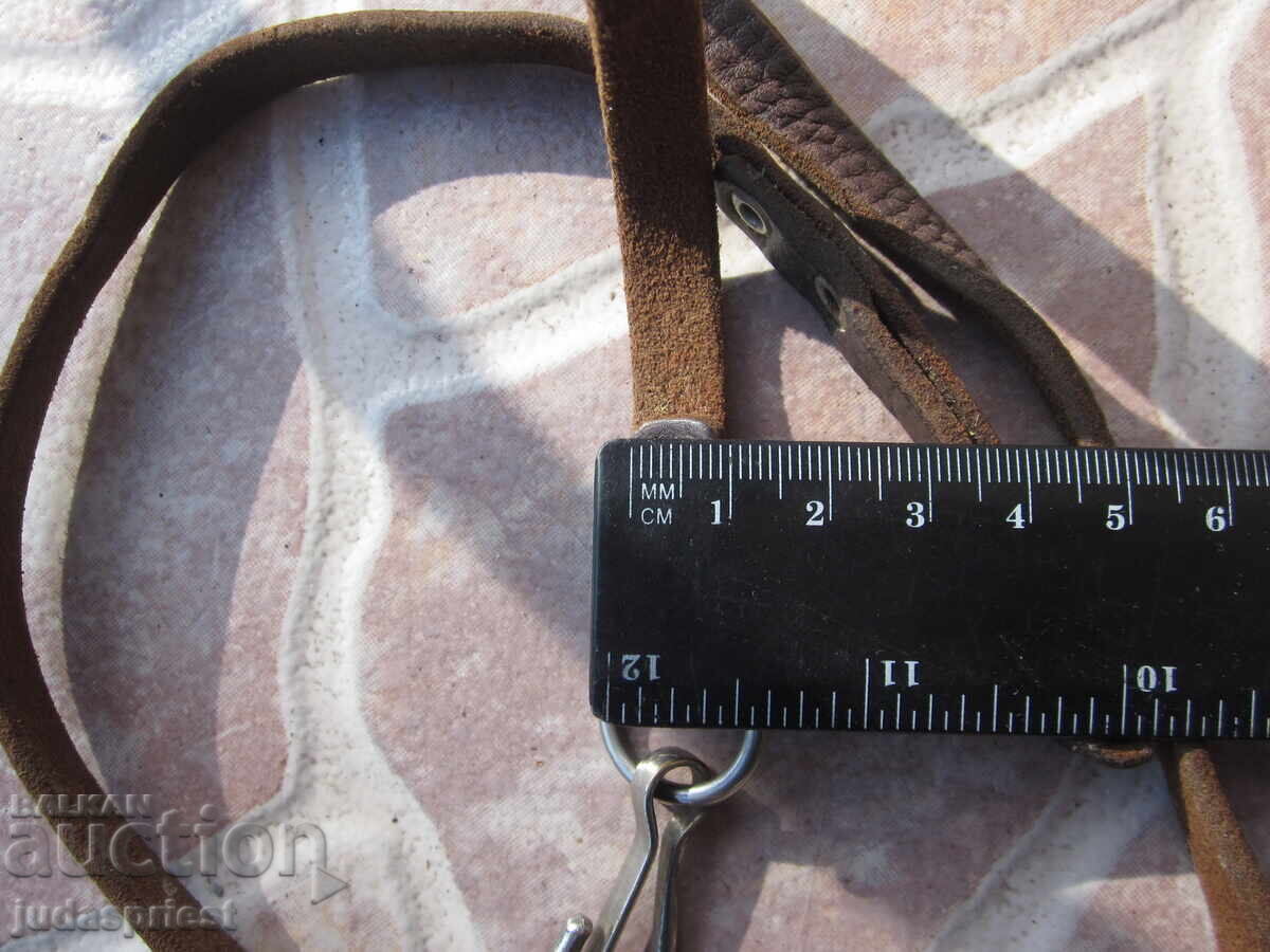 Used Leather Belt with Pistol Holster - 5 Used Leather Belt with Pistol Holster - 5