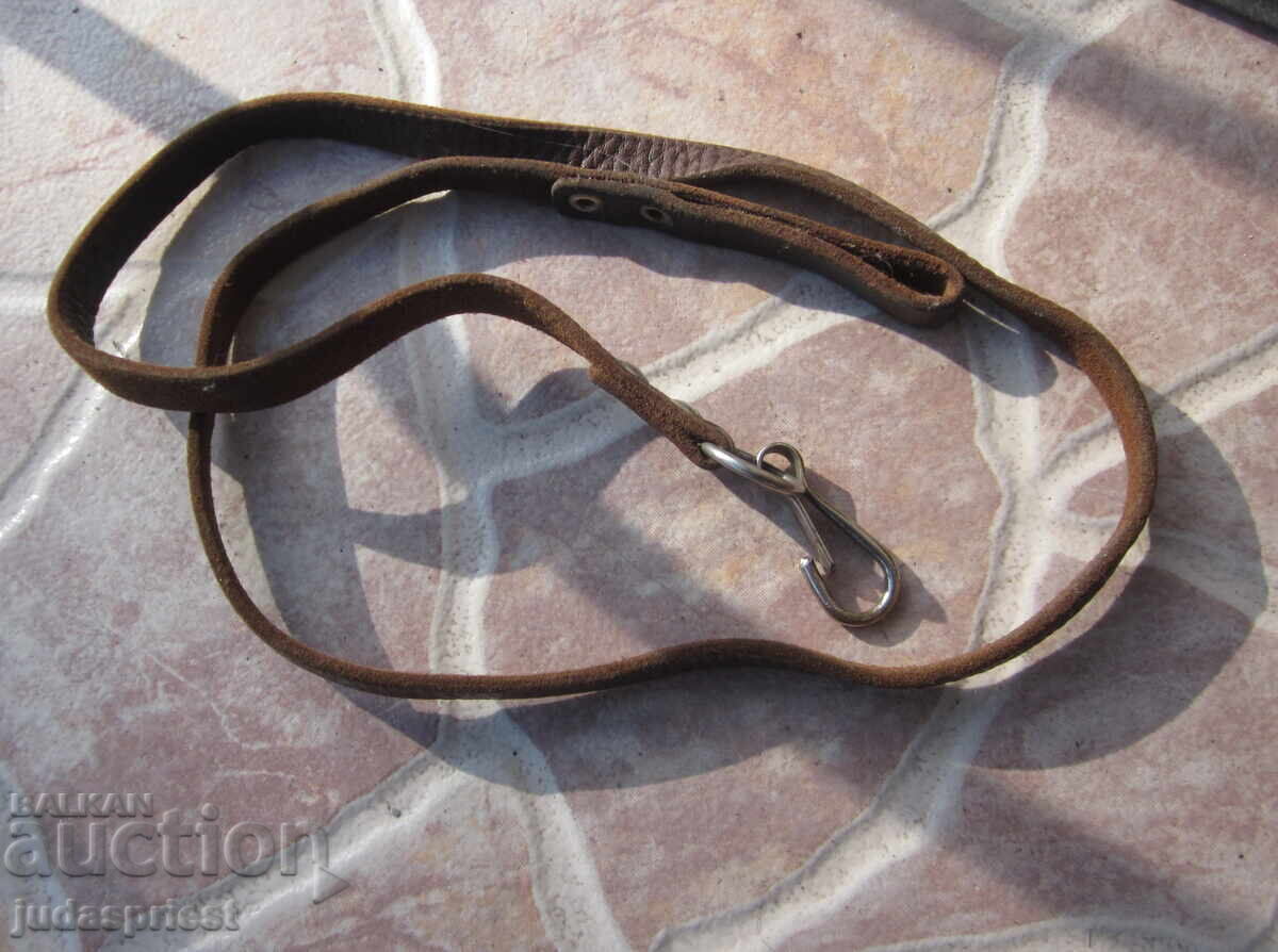 Used Leather Belt with Pistol Holster - 6 Used Leather Belt with Pistol Holster - 6