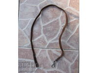 Παλιό δερμάτινο λουρί με θήκη για πιστόλι