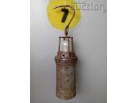 Old German Accumulator Lamp