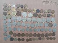 Lot of Bulgarian People's Republic (NRB) coins 1974, 1989 and others