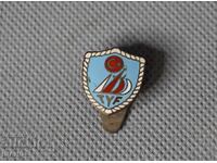 Παλαιό σμάλτινο σήμα Τουρκικής Ομοσπονδίας Ιστιοπλοΐας