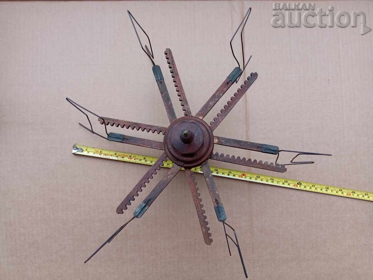 Revival-era reel for winding silk yarn, spinning wheel with price 51.00 BGN | € 26.08