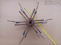 Bobină de epocă pentru înfășurat fir de mătase, ceacrâc