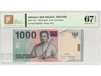 Indonezia 1000 Rupiah 2000 Pick 141i Superb Gem UNC 67 EPQ
