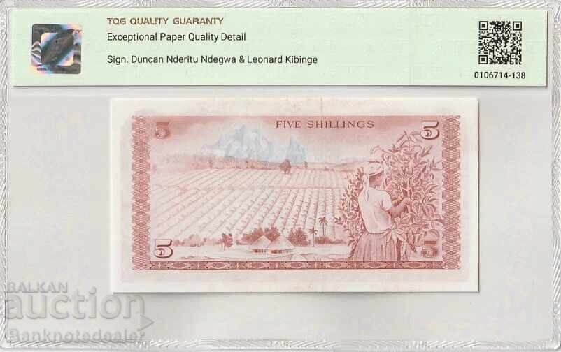 Kenya 5 Shillings 1978 Pick 15 66 EPQ Gem Uncirculated 1521a with price 75.00 BGN | € 38.35