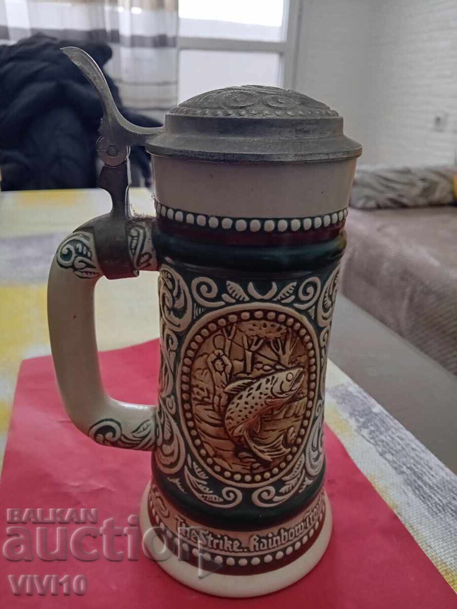 Cană veche, tematică vânătoare