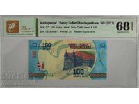 Madagascar 100 Ariary 2017 Pick 97 68 EPQ Superb Gem Uncirculated 981