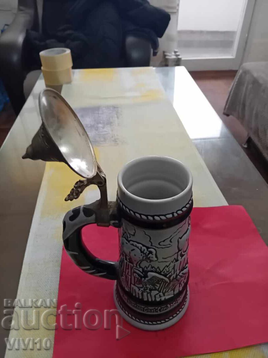 Antique Beer Stein, Avon - 5