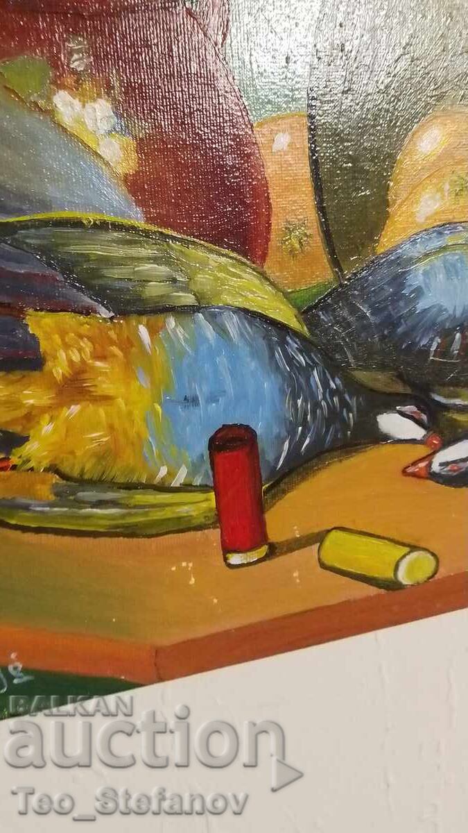 Delivery of Original Oil Painting on Canvas. Belgium