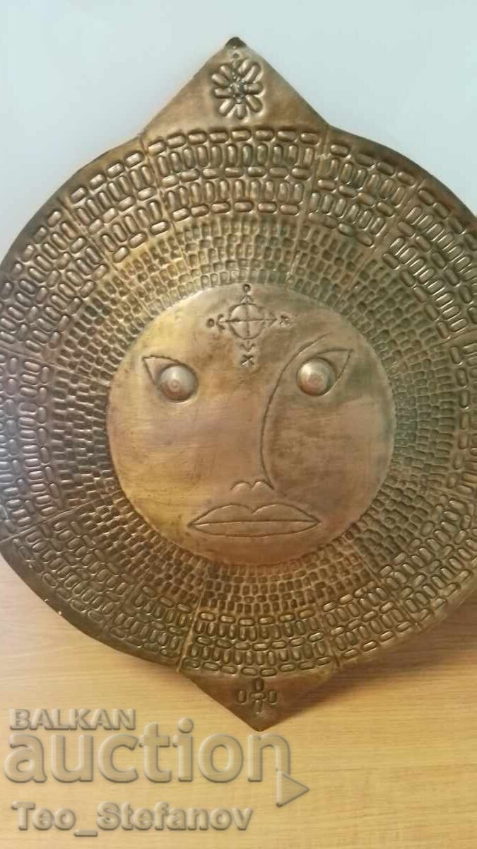 Copper panel Sun forged copper Africa with price 90.00 BGN | € 46.02