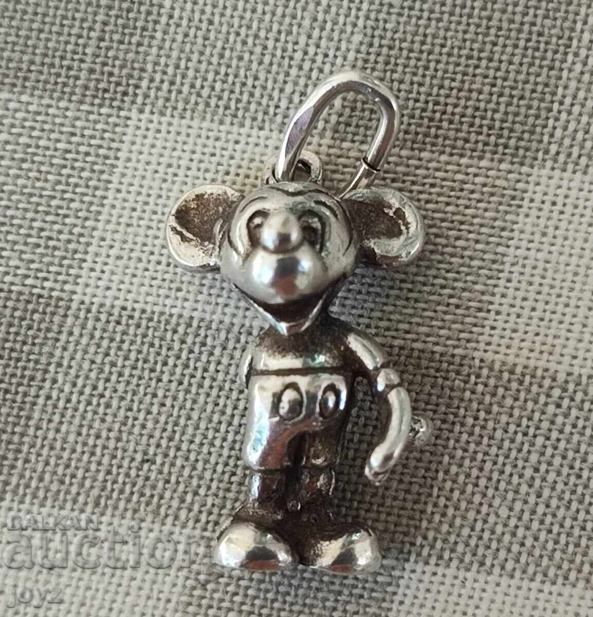 ΑΡΓΥΡΟ ΚΡΕΜΑΣΤΟ ΜΙΚΥ ΜΑΟΥΣ ΓΟΥΟΛΤ ΝΤΙΣΝΕΫ 1.84 ΓΡΑΜΜΑ / ΔΟΚΙΜΙΟ 900