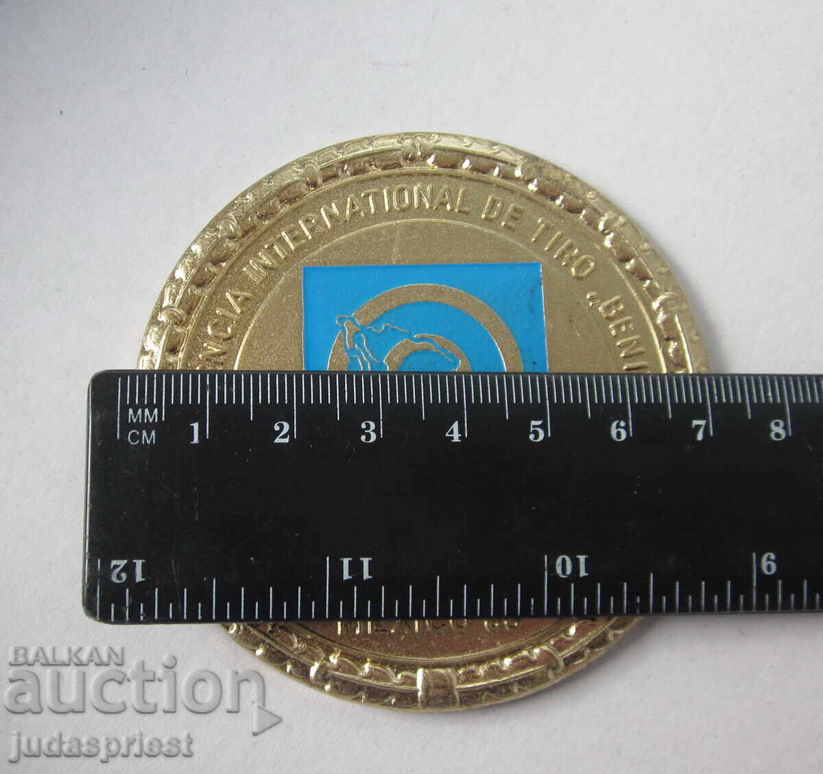 Αθλητικό μετάλλιο πλακέτα παγκόσμιου πρωταθλήματος σκοποβολής 1988 - 5 Αθλητικό μετάλλιο πλακέτα παγκόσμιου πρωταθλήματος σκοποβολής 1988 - 5